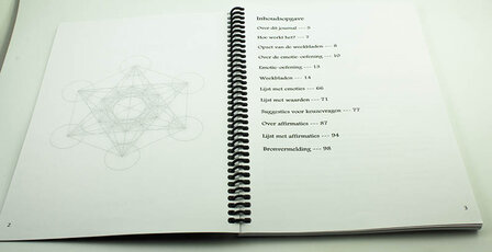 Flow Remedies Healing Journal, spiraalbinding