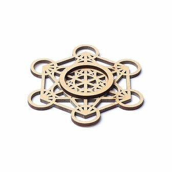Edelsteenbol houder Metatron&#039;s kubus