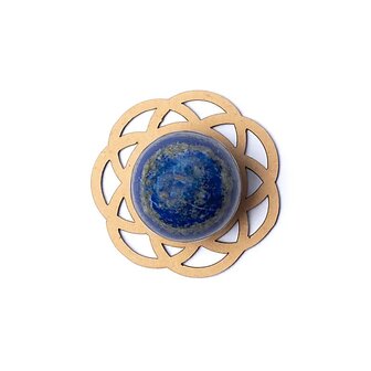 Edelsteenbol houder seed of life, voorbeeld met bol, 78435