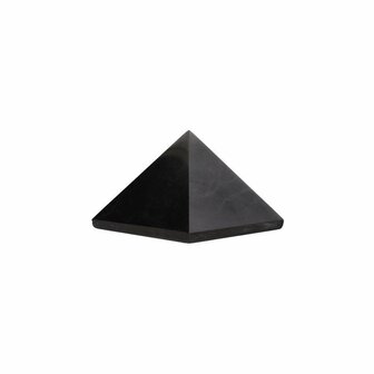 Shungit piramide, 7x7 cm