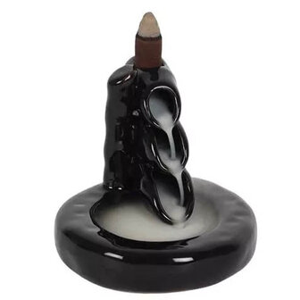 Backflow wierookbrander 'Bamboe', keramiek