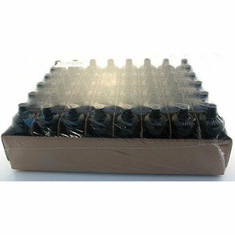 48 x 100 ml DIN18 fles, Miron violet glas SM130001-204 bij Just Flow - webwinkel met violet glas, edelsteenremedies, edelstenen, wierook en spirituele artikelen in Vlissingen (Zeeland)