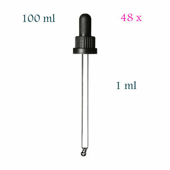 48 x 1,0 ml Orion 100 ml pipetdop, dosering 1 ml, Miron