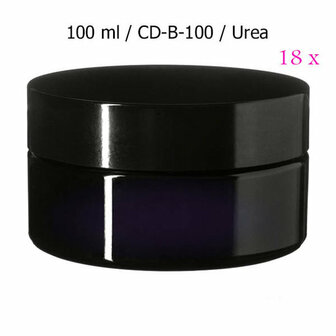 18 x 100 ml brede cosmeticapot Sirius, Miron violet glas CD-B-100 - Just Flow - webwinkel met violet glas, edelsteenremedies, edelstenen, sieraden, pendels, orakelkaarten, wierook, smudgekruiden en spirituele artikelen in Vlissingen (Zeeland)