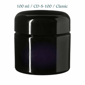 100 ml cosmeticapot Ceres, Miron violet glas CD-S-100 met klassiek deksel - Just Flow - webwinkel met violet glas, edelsteenremedies, edelstenen, sieraden, pendels, orakelkaarten, wierook, smudgekruiden en spirituele artikelen in Vlissingen (Zeeland)