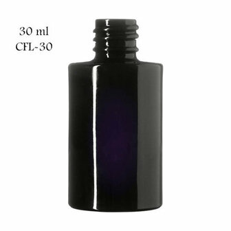 30 ml Virgo cosmeticafles, Miron violet glas