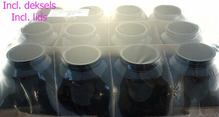 12 x 500 ml pot Carina, Miron violet glas, Miron atikelnummer SM140003-204 bij Just Flow - webwinkel met violet glas, edelsteenremedies, edelstenen, wierook en spirituele artikelen in Vlissingen (Zeeland)