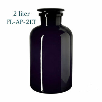 2 Liter apothekerspot Libra, Miron violet glas OP=OP