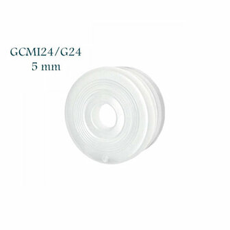 Losse schenkhulp, 5 mm gat, GCMI24,  voor 200 ml Miron violet glas fles Draco