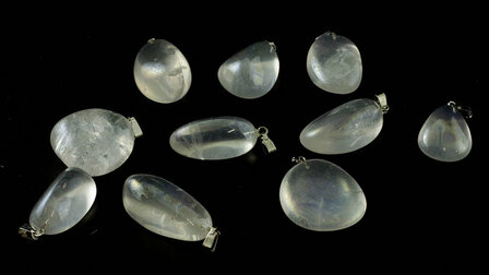 Angel aura hangersteen - getrommeld - Just Flow - webwinkel met violet glas, edelsteenremedies, edelstenen, sieraden, pendels, orakelkaarten, wierook, smudgekruiden en spirituele artikelen in Vlissingen (Zeeland)