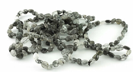 Toermalijnkwarts armband, 6-8 mm nuggets - Just Flow - webwinkel met violet glas, edelsteenremedies, edelstenen, sieraden, pend