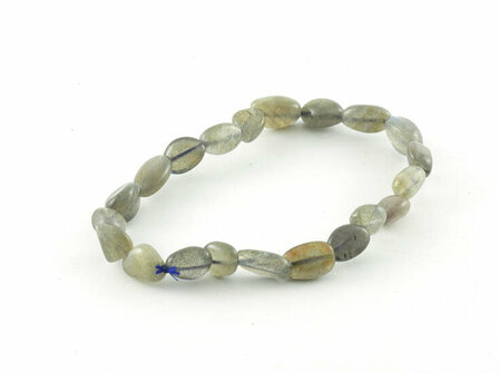 Labradoriet armband, 6-8 mm nuggets - Just Flow - webwinkel met violet glas, edelsteenremedies, edelstenen, sieraden, pendels, 