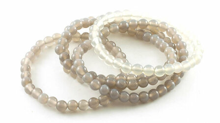 Agaat armband, 6 mm kralen - Just Flow - webwinkel met violet glas, edelsteenremedies, edelstenen, sieraden, pendels, orakelkaa