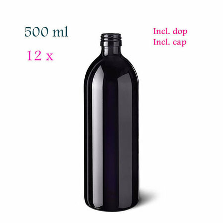 12 x 500 ml Aquarius waterfles, Miron violet glas