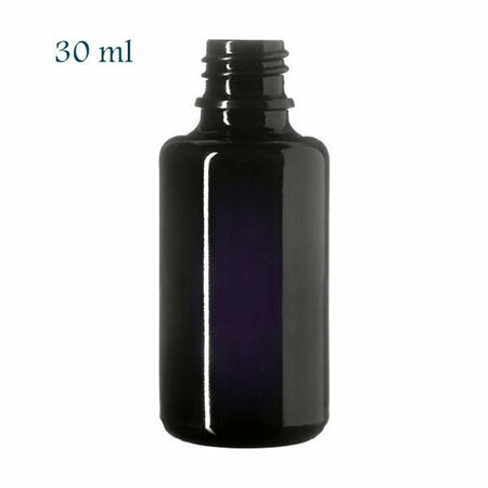 30 ml Orion DIN18 fles, Miron violet glas