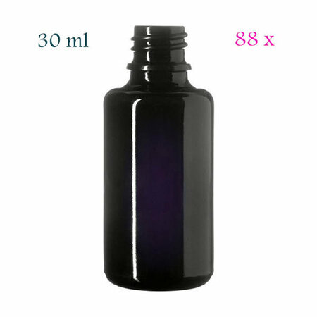 88 x 30 ml Orion DIN18 fles, Miron violet glas - safe-pack