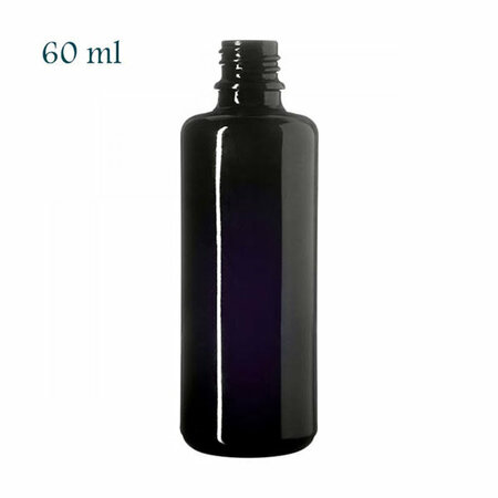 60 ml Orion DIN18 fles, Miron violet glas