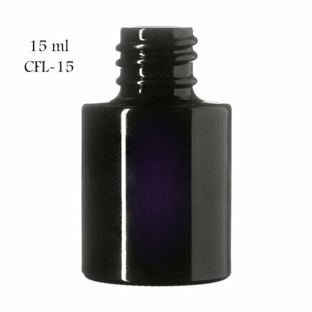 15 ml  Virgo cosmeticafles Miron violet glas