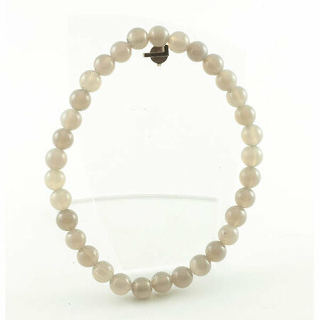 Agaat armband, 6 mm kralen