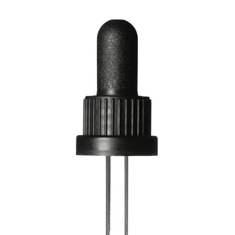 Miron pipet voor 60 ml DIN18 fles, doseervolume 1.0 ml. PVO-III-G1.0-FL60-SW.