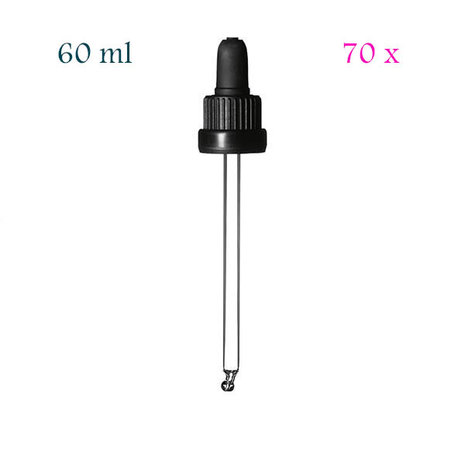 Miron pipet voor Orion 60  ml  FL-60 DIN18 fles, zak met 70 st.