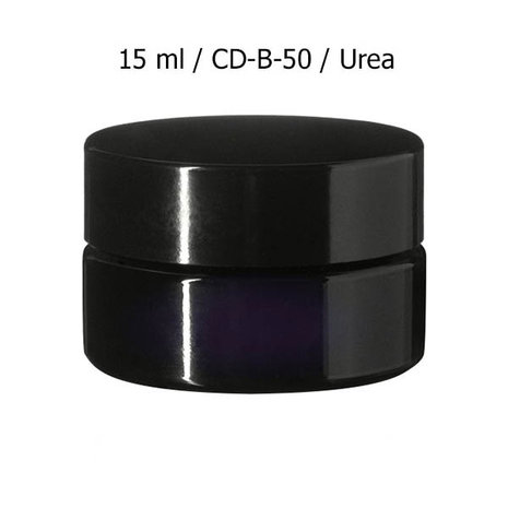 15 ml brede cosmeticapot Sirius, Miron violet glas CD-B-15