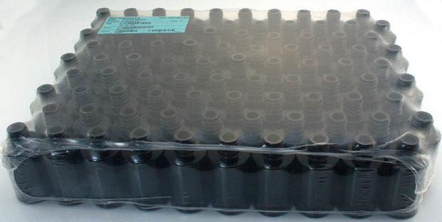 90 x 30 ml cosmeticafles Virgo, Miron violet glas CFL-30