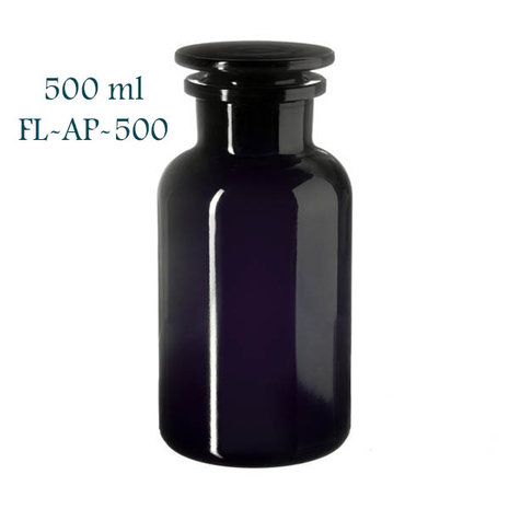 500 ml apothekerspot Libra, Miron violet glas FL-AP-500