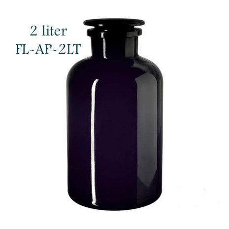 2 Liter apothekerspot Libra, Miron violet glas FL-AP-2LT
