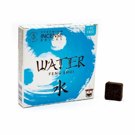 Aromafume Feng Shui wierookblokjes Water,  9 stuks