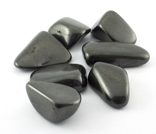 Shungit / shungite trommelsteen 30-40 gram