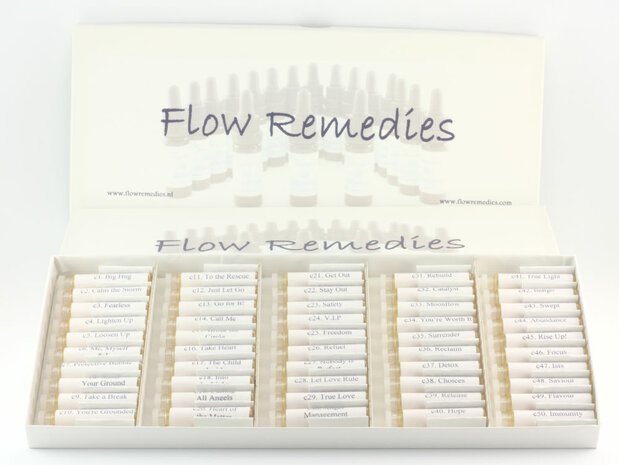 Testset Flow Remedies in opbergdoos, enkelvoudig + combinaties