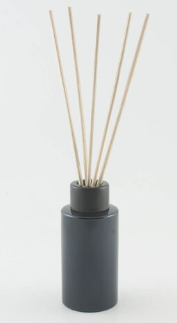 Voorbeeld 20 cm rotan diffuser sticks met Virgo 50 ml en Clio diffuser dop