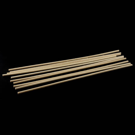 Rotan diffuserstokjes, 20 cm lang, naturel, 10 stuks