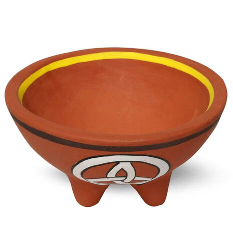 Smudgeschaal op poten met Triquetra