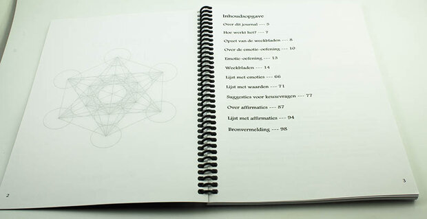 Flow Remedies Healing Journal, spiraalbinding