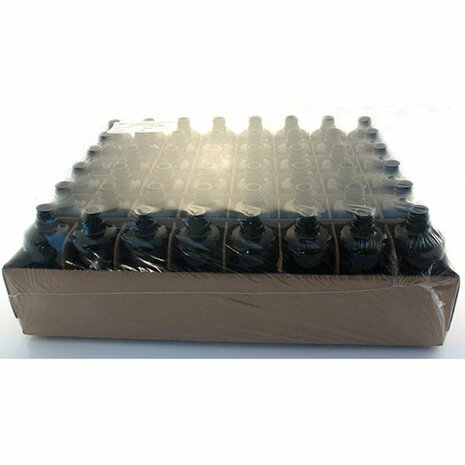 48 x 100 ml DIN18 fles, Miron violet glas SM130001-204 bij Just Flow - webwinkel met violet glas, edelsteenremedies, edelstenen, wierook en spirituele artikelen in Vlissingen (Zeeland)