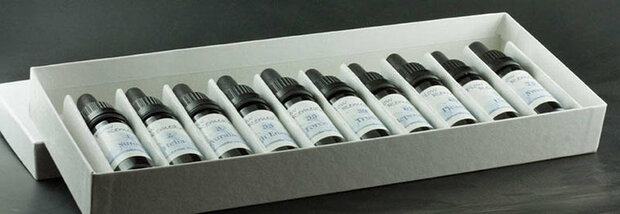 Flow Remedies edelsteenremedies set combinatie-remedies  bij Just Flow - webwinkel met violet glas, edelsteenremedies, edelstenen, wierook en spirituele artikelen in Vlissingen (Zeeland)