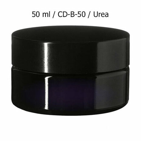 Miron violet glas cosmeticapot breed  50 ml (CD-B-50) Sirius bij Just Flow - webwinkel met violet glas, edelsteenremedies, edelstenen, wierook en spirituele artikelen in Vlissingen (Zeeland)
