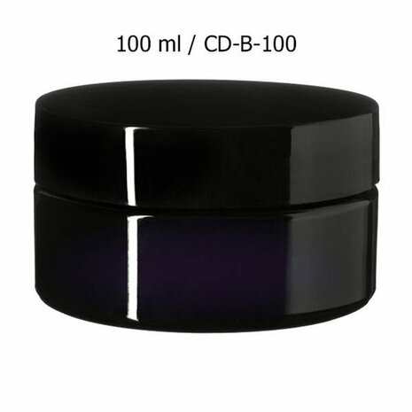 100 ml Sirius cosmeticapot, Miron violet glas