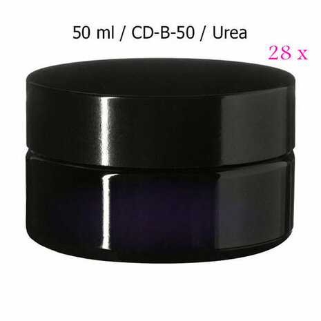 28 x Miron violet glas cosmeticapot breed  50 ml (CD-B-50) Sirius - Just Flow - webwinkel met violet glas, edelsteenremedies, edelstenen, sieraden, pendels, orakelkaarten, wierook, smudgekruiden en spirituele artikelen in Vlissingen (Zeeland)