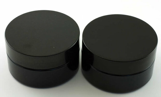 18 x 100 ml brede cosmeticapot Sirius, Miron violet glas CD-B-100 - Just Flow - webwinkel met violet glas, edelsteenremedies, edelstenen, sieraden, pendels, orakelkaarten, wierook, smudgekruiden en spirituele artikelen in Vlissingen (Zeeland)