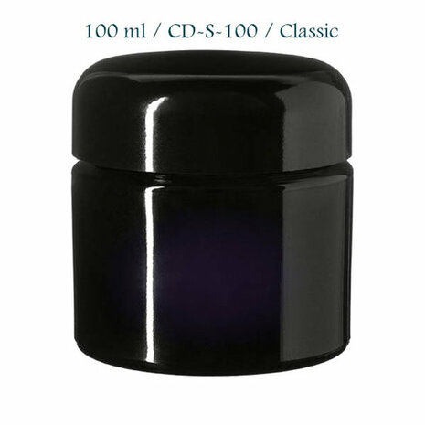 100 ml cosmeticapot Ceres, Miron violet glas CD-S-100 met klassiek deksel - Just Flow - webwinkel met violet glas, edelsteenremedies, edelstenen, sieraden, pendels, orakelkaarten, wierook, smudgekruiden en spirituele artikelen in Vlissingen (Zeeland)