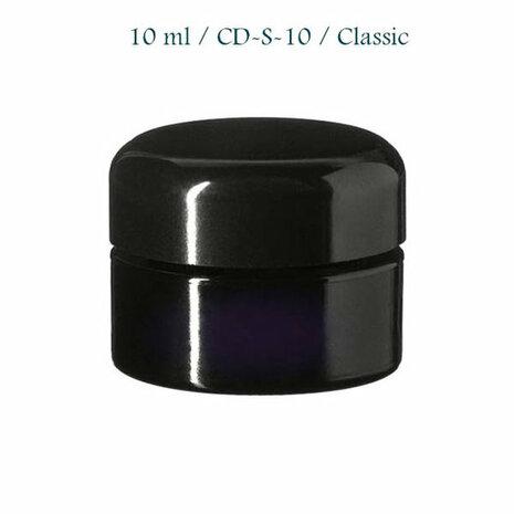 10 ml cosmeticapot Ceres, Miron violet glas CD-S-10 bij Just Flow - webwinkel met violet glas, edelsteenremedies, edelstenen, wierook en spirituele artikelen in Vlissingen (Zeeland)