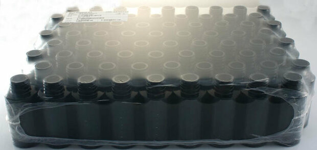 72 x 50 ml cosmeticafles Virgo, Miron violet glas CFL-50 bij Just Flow - webwinkel met violet glas, edelsteenremedies, edelsten