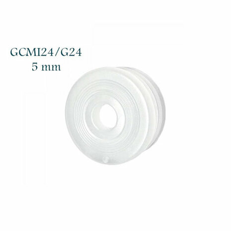 Losse schenkhulp, 5 mm gat, GCMI24,  voor 200 ml Miron violet glas fles Draco