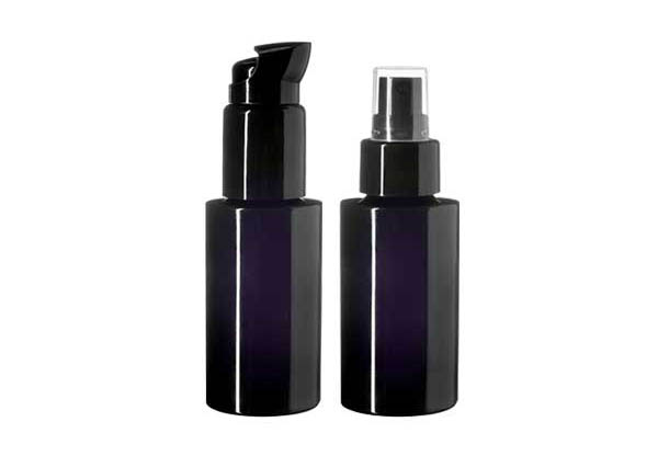 Miron 50 ml violet glas cosmeticafles Virgo CFL-50 met Metropolitan en Sinfonia dop