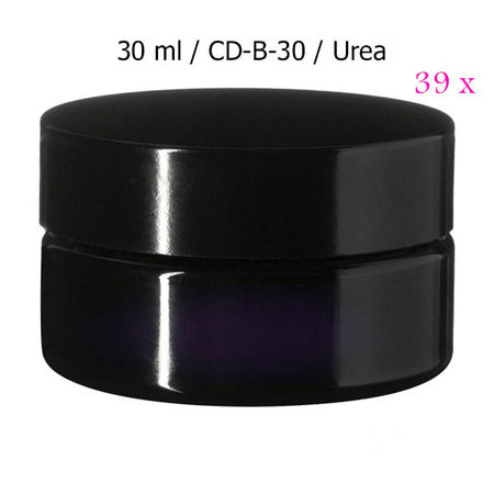 39 x 30 ml Sirius Cosmetic Jar , Miron Violet Glass