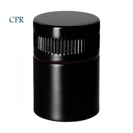 24 x 500 ml round oil bottle Pollux, Miron violet glass FL-OEL-R-500-CPR
