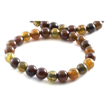 Agaat armband, geaderd